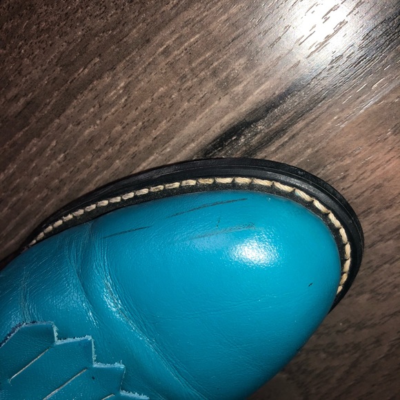 MISS RODEO USA By Acme turquoise boots with belt! - Picture 5 of 16